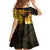 Personalised Kiribati Independence Day Family Matching Puletasi and Hawaiian Shirt 46th Anniversary