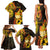 Personalised Kiribati Independence Day Family Matching Tank Maxi Dress and Hawaiian Shirt 46th Anniversary
