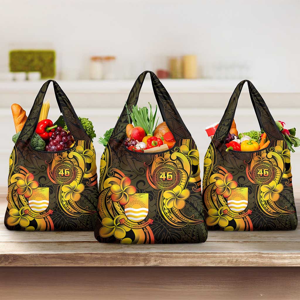 Personalised Kiribati Independence Day Grocery Bag 46th Anniversary