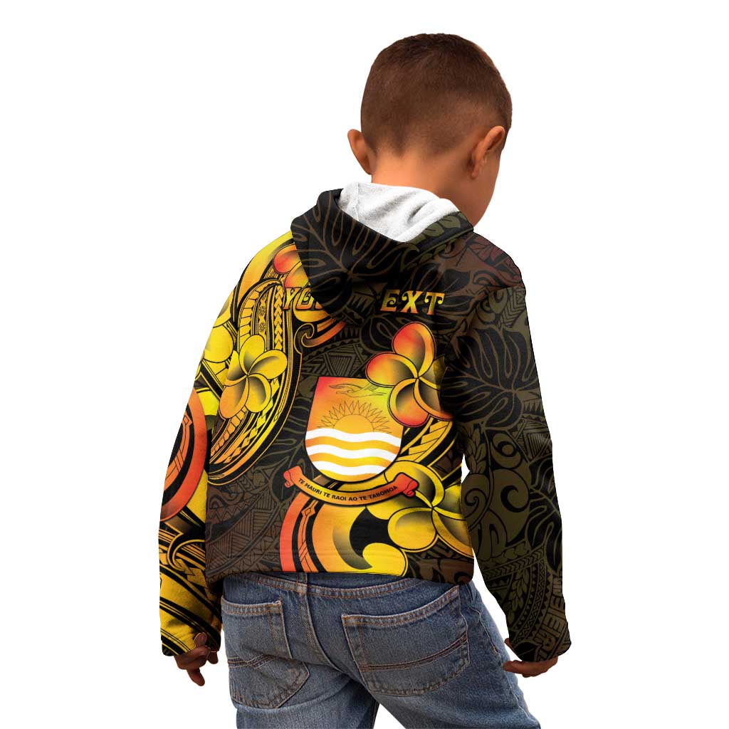Personalised Kiribati Independence Day Kid Hoodie 46th Anniversary