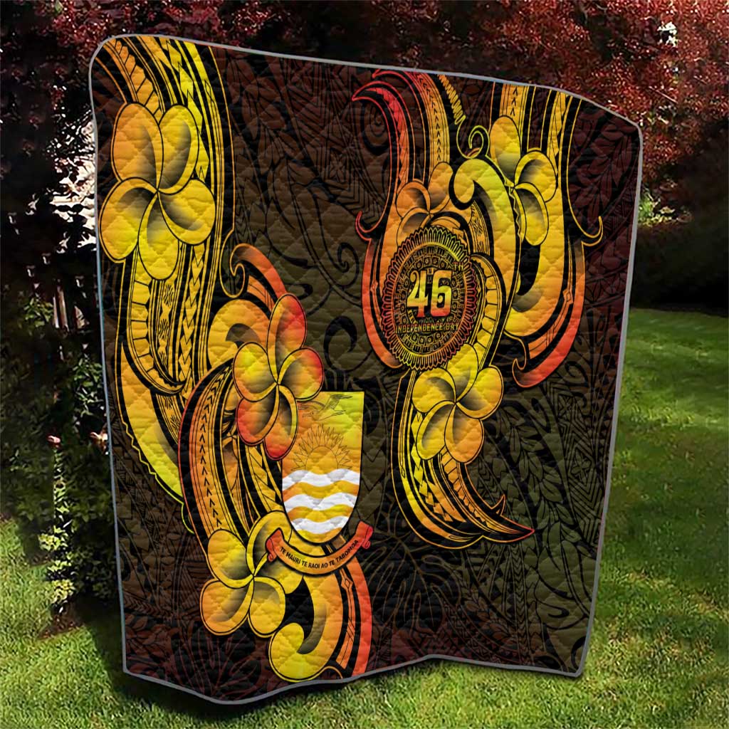 Personalised Kiribati Independence Day Quilt 46th Anniversary