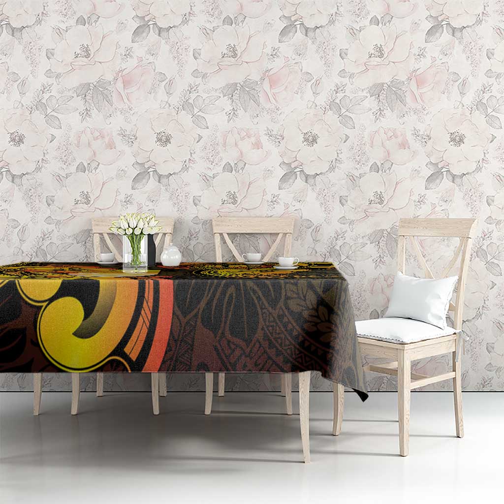 Personalised Kiribati Independence Day Tablecloth 46th Anniversary