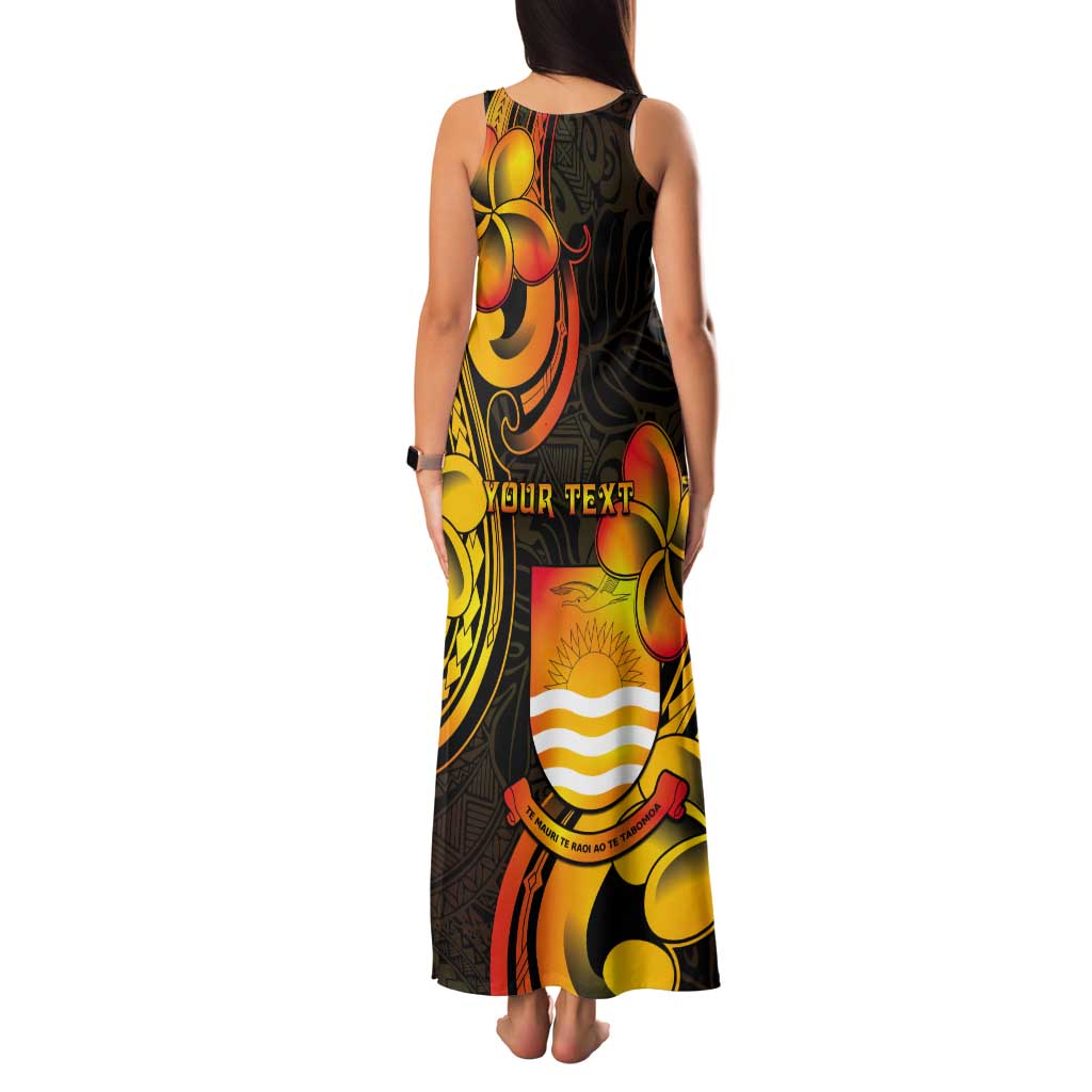 Personalised Kiribati Independence Day Tank Maxi Dress 46th Anniversary