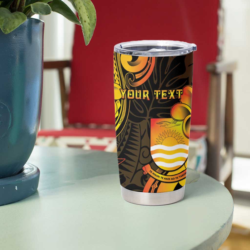 Personalised Kiribati Independence Day Tumbler Cup 46th Anniversary