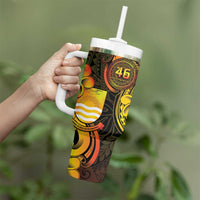 Personalised Kiribati Independence Day Tumbler With Handle 46th Anniversary