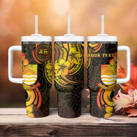 Personalised Kiribati Independence Day Tumbler With Handle 46th Anniversary