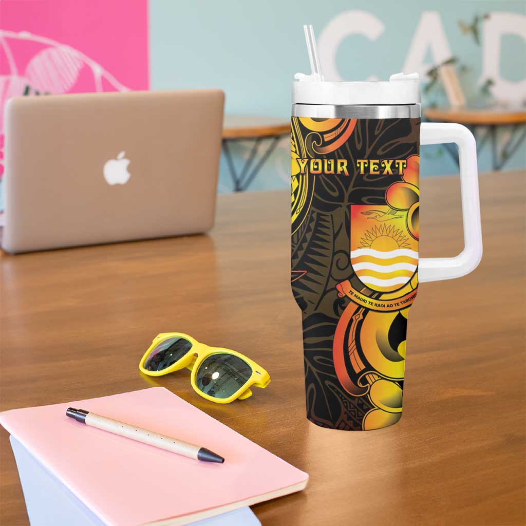 Personalised Kiribati Independence Day Tumbler With Handle 46th Anniversary