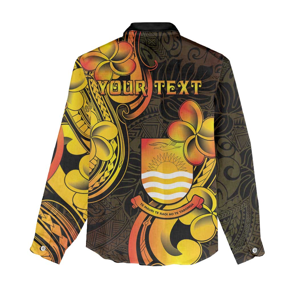 Personalised Kiribati Independence Day Women Casual Shirt 46th Anniversary