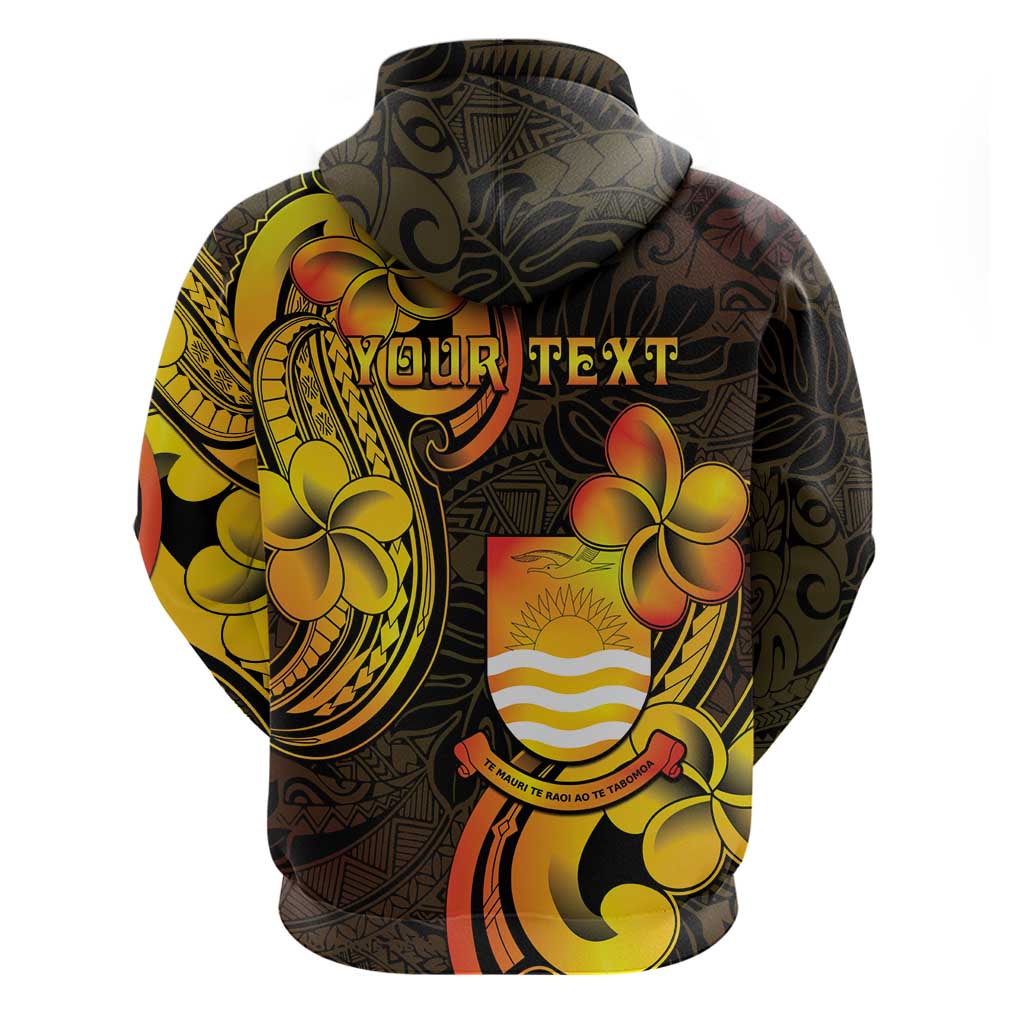 Personalised Kiribati Independence Day Zip Hoodie 46th Anniversary