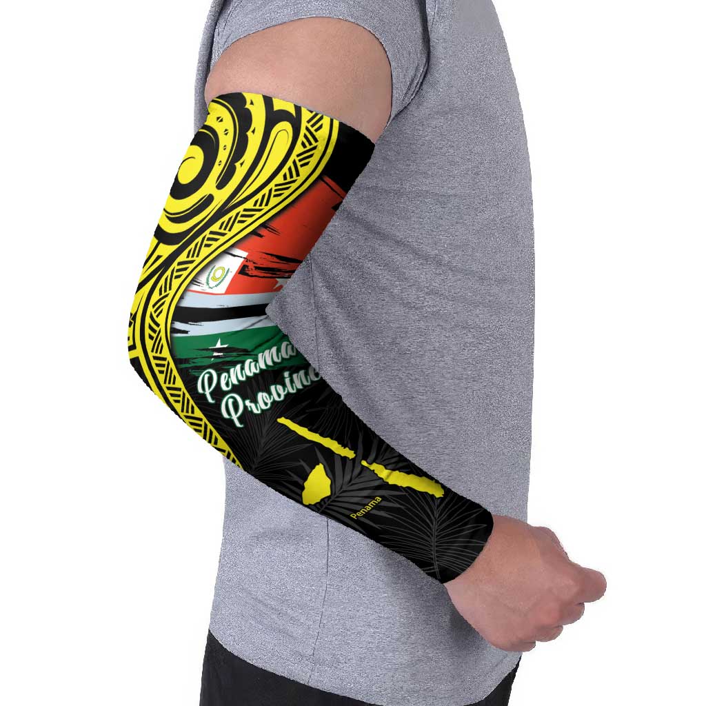 Vanuatu Penama Day Arm Sleeves Grunge Flag Style - Polynesian Pride