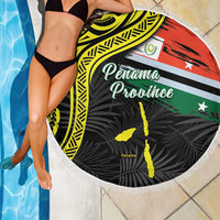 Vanuatu Penama Day Beach Blanket Grunge Flag Style - Polynesian Pride