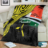 Vanuatu Penama Day Blanket Grunge Flag Style LT05 - Polynesian Pride