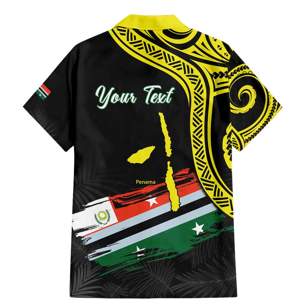 Personalised Vanuatu Penama Day Family Matching Mermaid Dress and Hawaiian Shirt Grunge Flag Style LT05 - Polynesian Pride