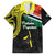 Personalised Vanuatu Penama Day Family Matching Tank Maxi Dress and Hawaiian Shirt Grunge Flag Style - Polynesian Pride