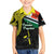 Personalised Vanuatu Penama Day Family Matching Tank Maxi Dress and Hawaiian Shirt Grunge Flag Style - Polynesian Pride