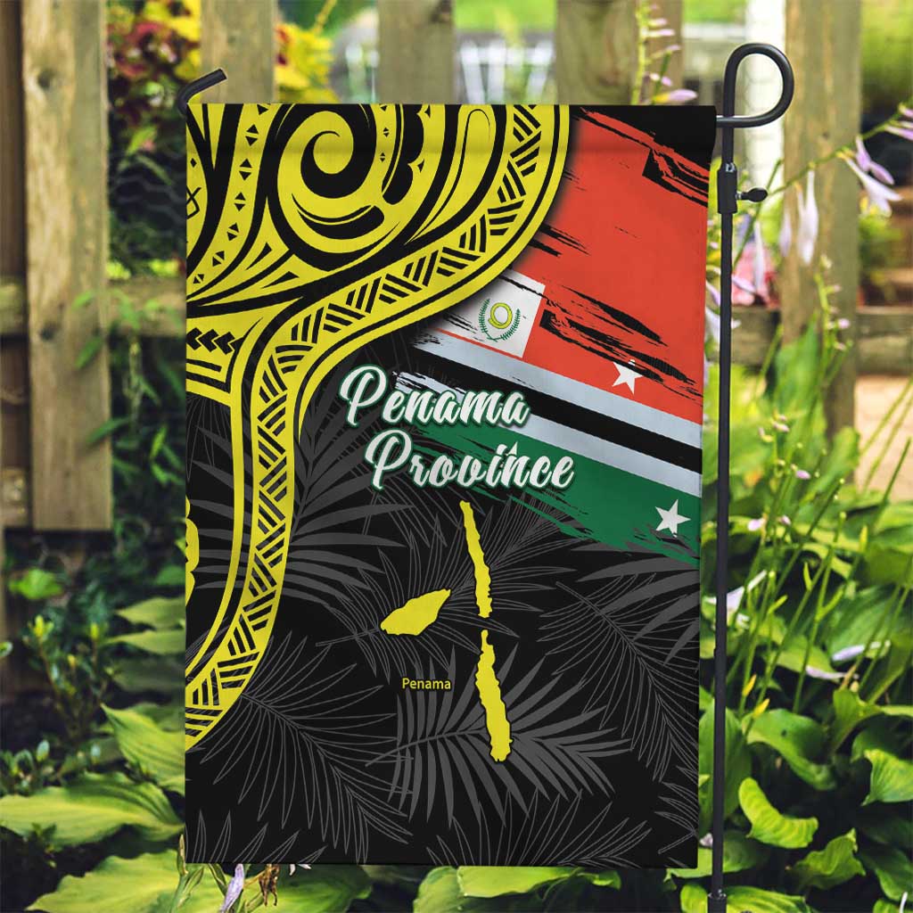 Vanuatu Penama Day Garden Flag Grunge Flag Style LT05 Garden Flag Black - Polynesian Pride