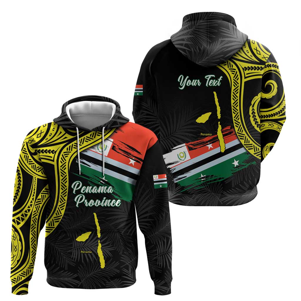 Personalised Vanuatu Penama Day Hoodie Grunge Flag Style - Polynesian Pride