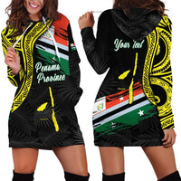 Personalised Vanuatu Penama Day Hoodie Dress Grunge Flag Style - Polynesian Pride