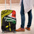 Vanuatu Penama Day Luggage Cover Grunge Flag Style - Polynesian Pride