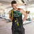 Personalised Vanuatu Penama Day Men Tank Top Grunge Flag Style - Polynesian Pride