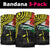 Vanuatu Penama Day Neck Gaiter Grunge Flag Style LT05