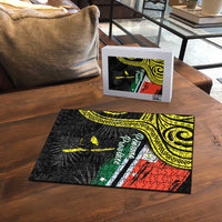 Vanuatu Penama Day Puzzle Grunge Flag Style LT05 - Polynesian Pride