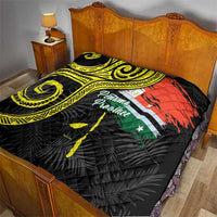 Vanuatu Penama Day Quilt Grunge Flag Style LT05 - Polynesian Pride