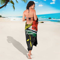 Vanuatu Penama Day Sarong Grunge Flag Style - Polynesian Pride