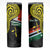Personalised Vanuatu Penama Day Skinny Tumbler Grunge Flag Style - Polynesian Pride