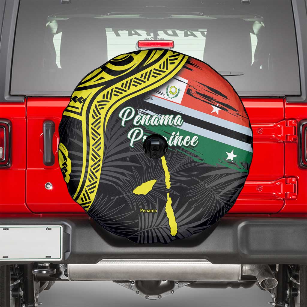 Vanuatu Penama Day Spare Tire Cover Grunge Flag Style - Polynesian Pride