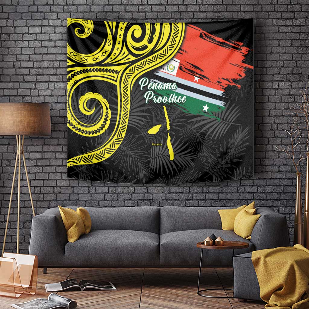 Vanuatu Penama Day Tapestry Grunge Flag Style - Polynesian Pride