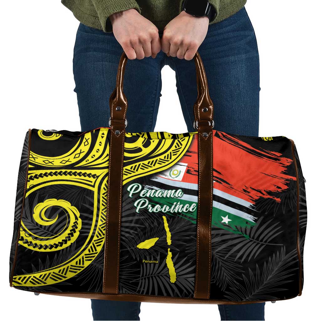 Vanuatu Penama Day Travel Bag Grunge Flag Style - Polynesian Pride