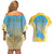 Personalised Vanuatu Sanma Day Couples Matching Off Shoulder Short Dress and Hawaiian Shirt Special Style - Polynesian Pride