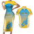 Personalised Vanuatu Sanma Day Couples Matching Short Sleeve Bodycon Dress and Hawaiian Shirt Special Style - Polynesian Pride
