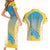 Personalised Vanuatu Sanma Day Couples Matching Short Sleeve Bodycon Dress and Hawaiian Shirt Special Style - Polynesian Pride