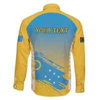 Personalised Vanuatu Sanma Day Family Matching Off Shoulder Maxi Dress and Hawaiian Shirt Special Style - Polynesian Pride