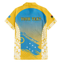 Personalised Vanuatu Sanma Day Family Matching Short Sleeve Bodycon Dress and Hawaiian Shirt Special Style LT05 - Polynesian Pride