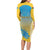 Personalised Vanuatu Sanma Day Long Sleeve Bodycon Dress Special Style - Polynesian Pride