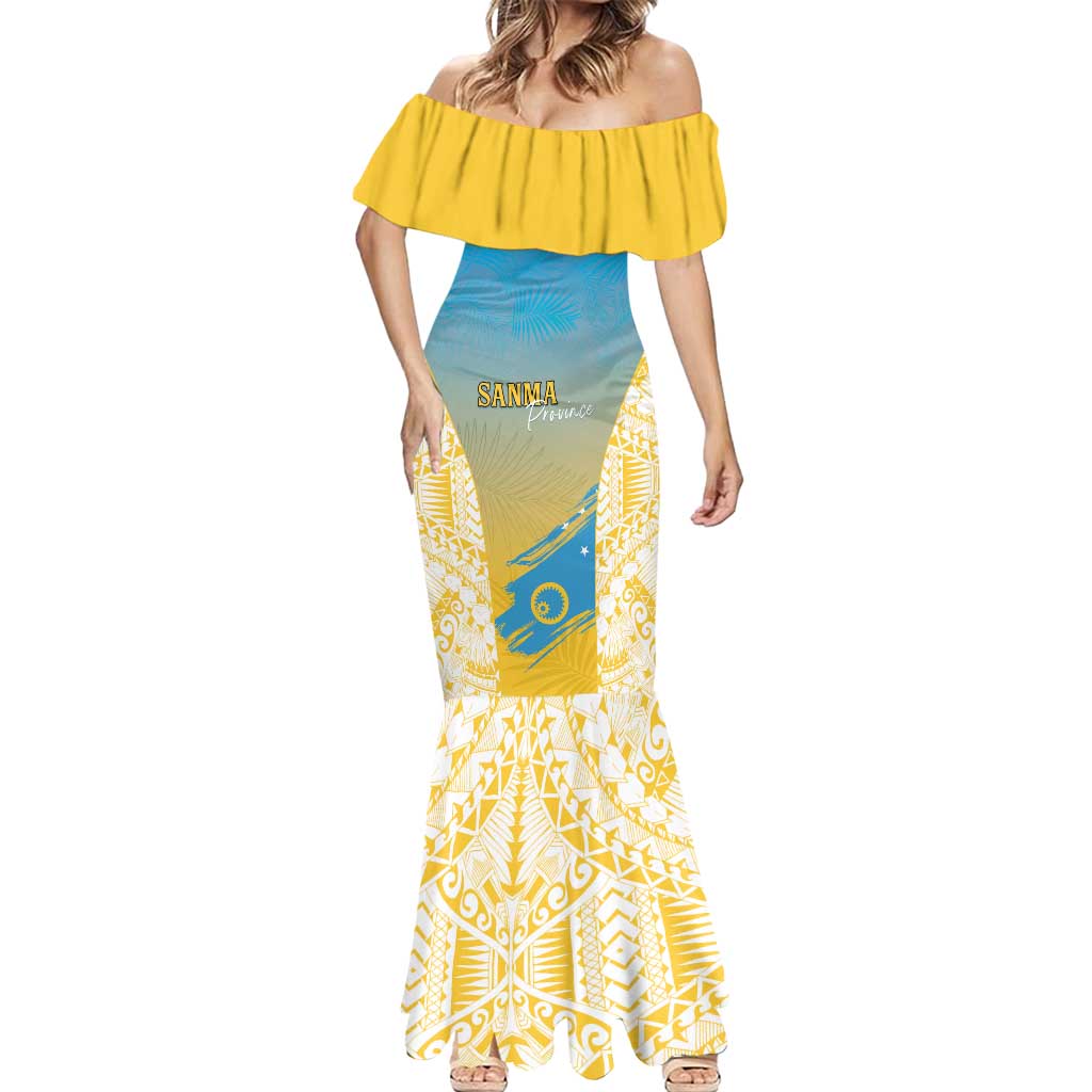 Personalised Vanuatu Sanma Day Mermaid Dress Special Style LT05 - Polynesian Pride