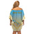 Personalised Vanuatu Sanma Day Off Shoulder Short Dress Special Style - Polynesian Pride