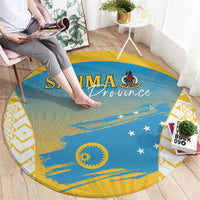 Vanuatu Sanma Day Round Carpet Special Style LT05 - Polynesian Pride