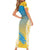 Personalised Vanuatu Sanma Day Short Sleeve Bodycon Dress Special Style - Polynesian Pride