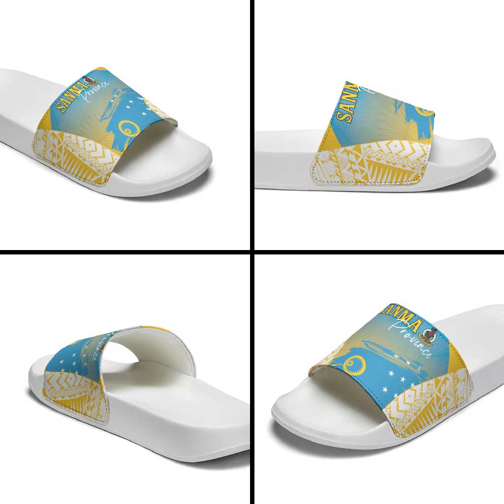 Vanuatu Sanma Day Slide Sandals Special Style - Polynesian Pride