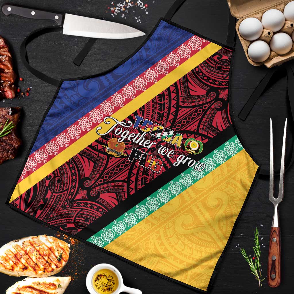 Love Torba PNG Day Apron Together We Grow - Polynesian Pride