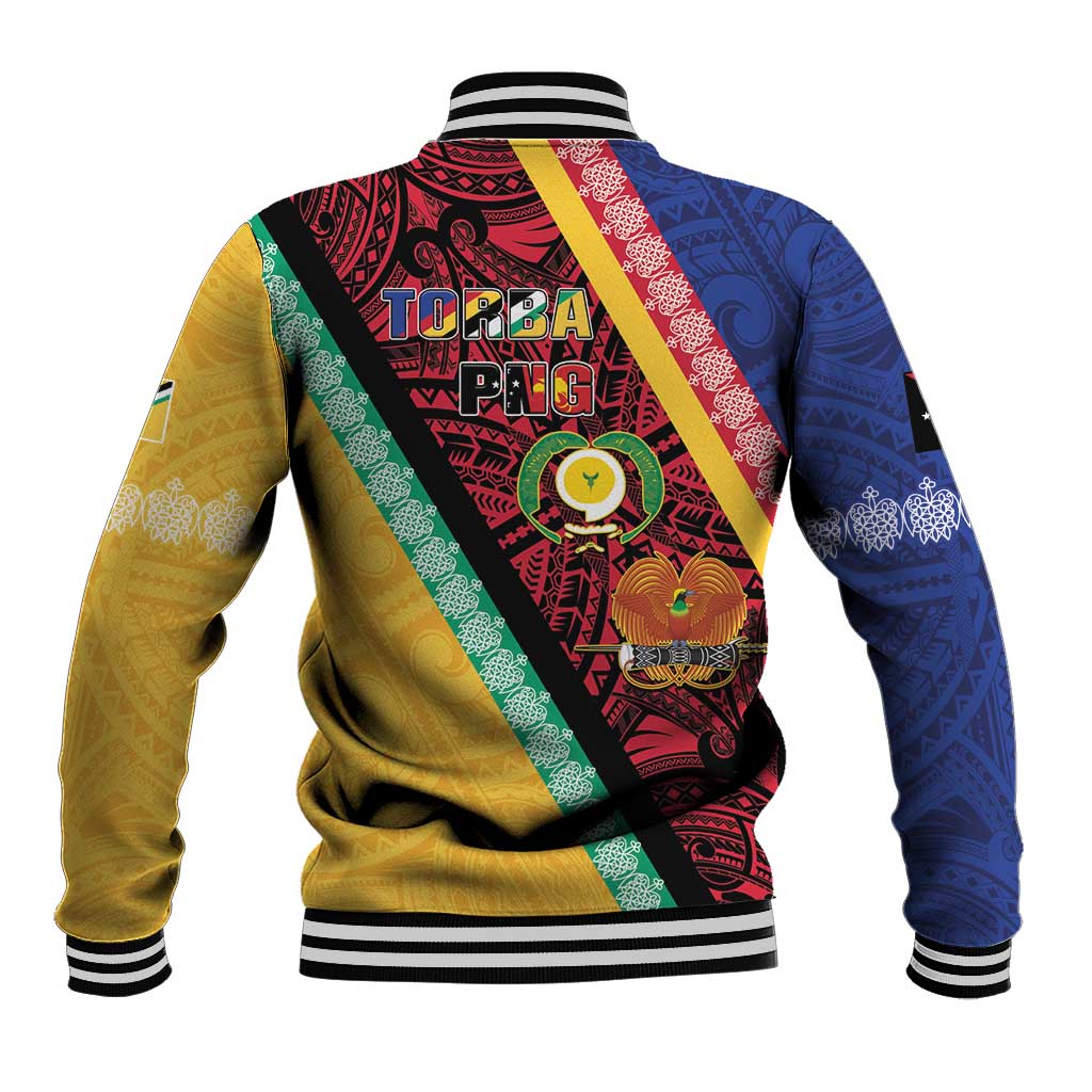 Love Torba PNG Day Baseball Jacket Together We Grow - Polynesian Pride