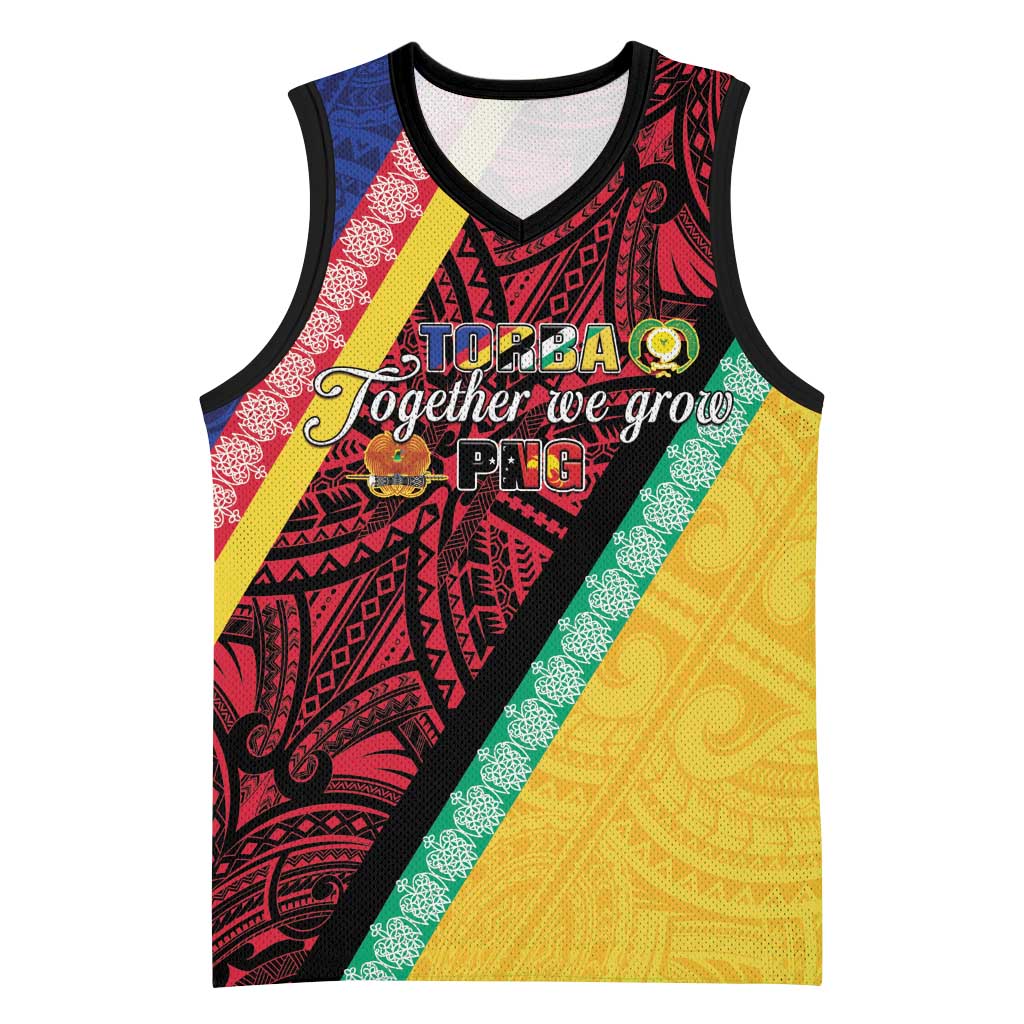Love Torba PNG Day Basketball Jersey Together We Grow LT05 Unisex Colorful - Polynesian Pride