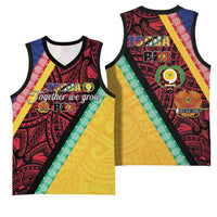Love Torba PNG Day Basketball Jersey Together We Grow LT05 - Polynesian Pride