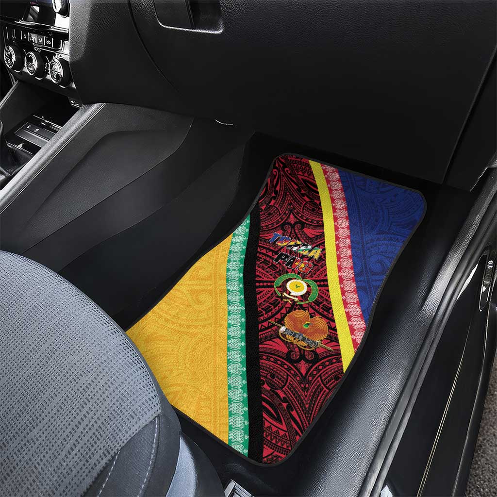 Love Torba PNG Day Car Mats Together We Grow - Polynesian Pride