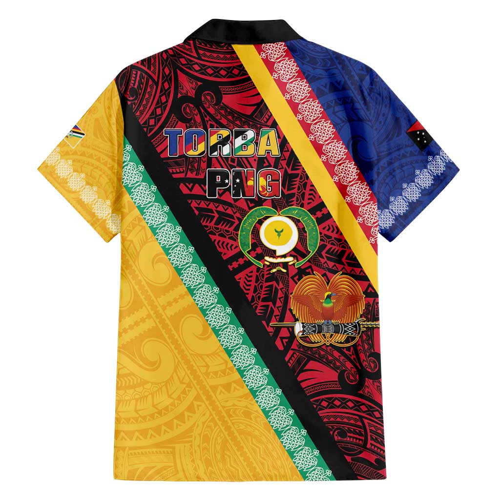 Love Torba PNG Day Family Matching Tank Maxi Dress and Hawaiian Shirt Together We Grow - Polynesian Pride