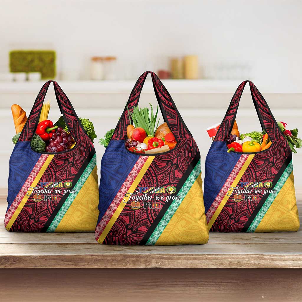 Love Torba PNG Day Grocery Bag Together We Grow - Polynesian Pride